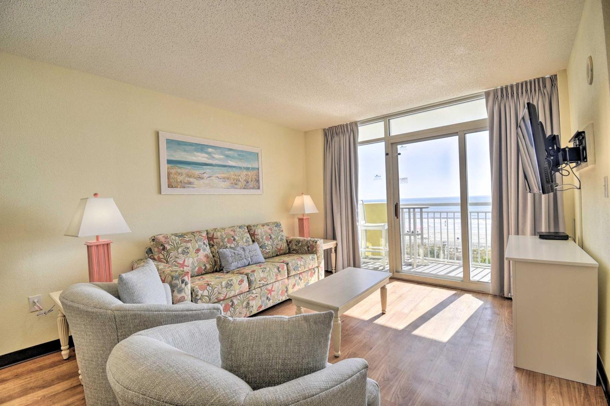 מירטל ביץ' Oceanfront Condo With Perks In Bay Watch Resort מראה חיצוני תמונה